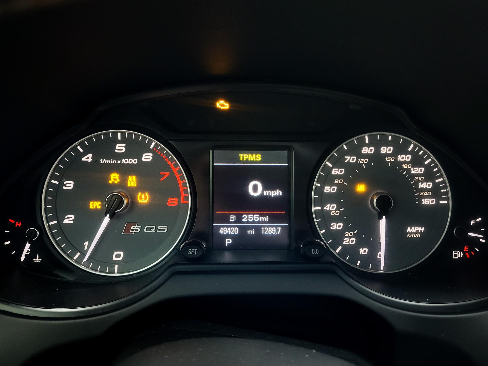 2017 AUDI SQ5 Speedometer / Instrument Cluster er Brothers Auto