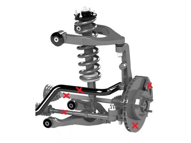 2017 ALFA ROMEO GIULIA Suspension Assembly - Front - Left - Weber 