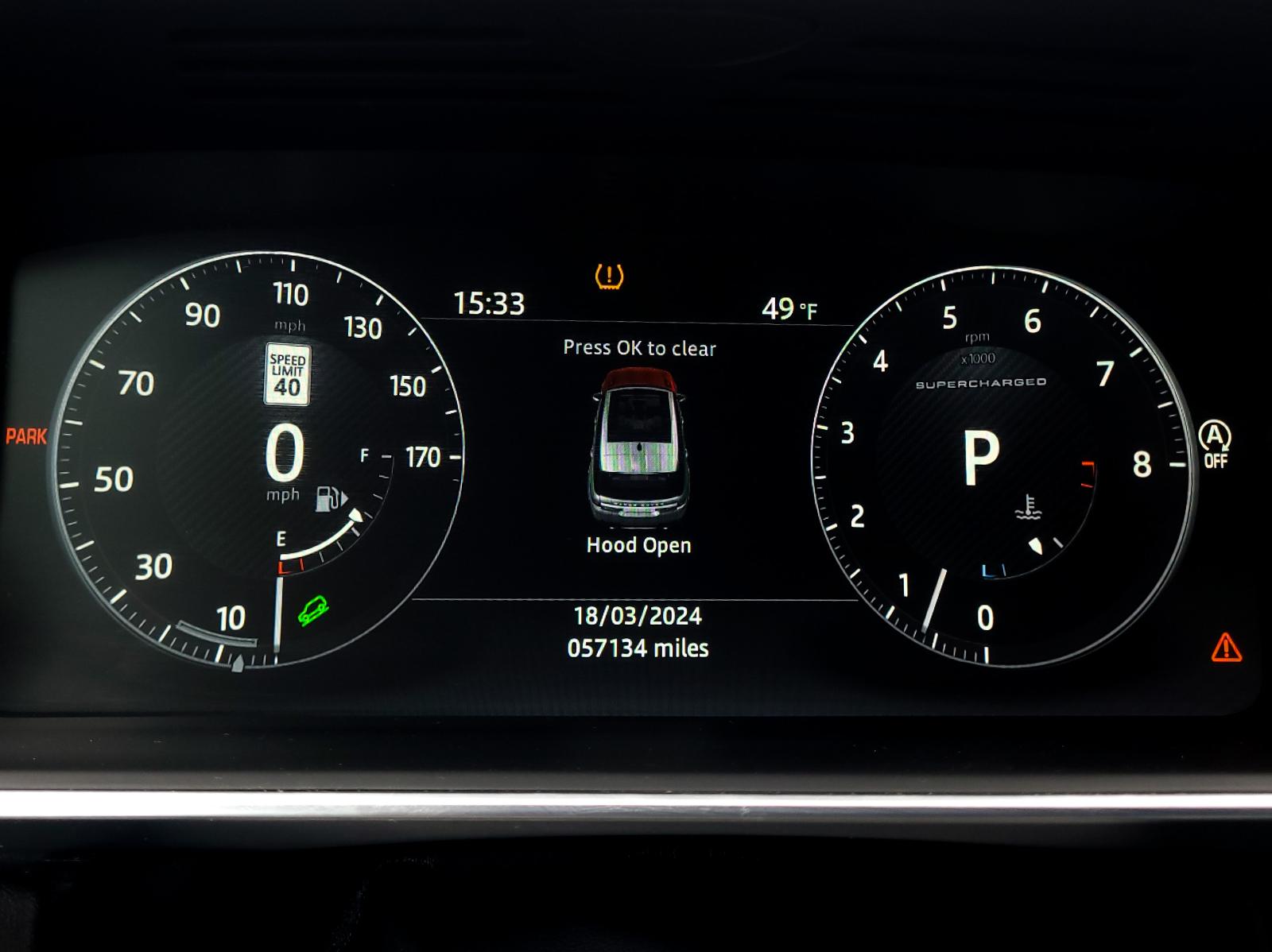 2017 LAND ROVER RANGE ROVER SPORT Speedometer / Instrument Cluster